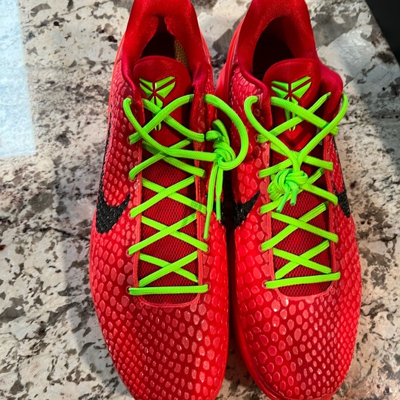 Men’s Nike Zoom Kobe 6 Protro Low 'Reverse Grinch' Size 15 FV4921-600 - Picture 2 of 7